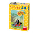 Minipuzzle Krtek 19,8x13,2cm 8 druhů 54 dílků v krabičce 9x7x3cm 40ks v boxu