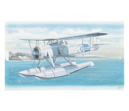 Model Fairey Swordfish Mk.2 26,4x29cm v krabici 34x19x5,5cm