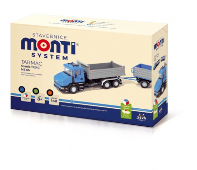 Stavebnice Monti System MS 65 Scania Tarmac 1:48 v krabici 32x20,5x7,5cm