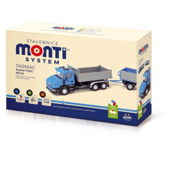 Stavebnice Monti System MS 65 Scania Tarmac 1:48 v krabici 32x20,5x7,5cm