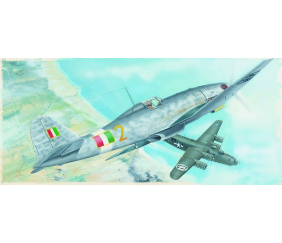 Model Fiat G.55 18,9x23,4cm v krabici 31x13,5x3,5cm