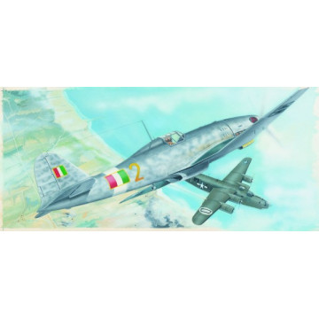 Model Fiat G.55 18,9x23,4cm v krabici 31x13,5x3,5cm