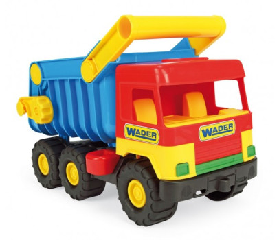 Auto middle Truck sklápěč plast 38cm 2 barvy Wader