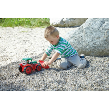 Auto Truxx traktor nakladač s figurkou plast 35cm 24m+