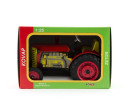 Traktor Zetor červený na klíček kov 14cm 1:25 v krabičce Kovap