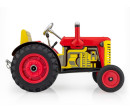 Traktor Zetor červený na klíček kov 14cm 1:25 v krabičce Kovap