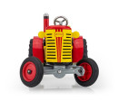 Traktor Zetor červený na klíček kov 14cm 1:25 v krabičce Kovap