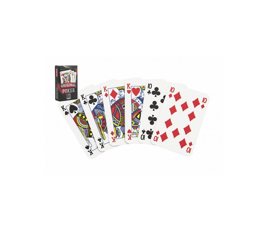 Poker společenská hra karty v papírové krabičce 6x9cm