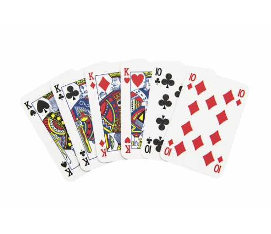 Poker společenská hra karty v papírové krabičce 6x9cm