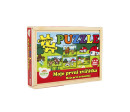 Puzzle dřevěné Moje první zvířátka 4x12 dílků 20x14x3,5cm v dřevěné krabičce 24m+ MPZ