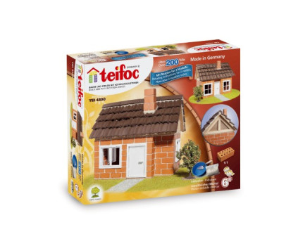 Stavebnice Teifoc Domek Carlos 200ks v krabici 35x29x8cm