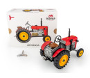 Traktor Zetor 25A červený na klíček kov 15cm 1:25 v krabičce Kovap