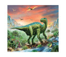 Puzzle Dinosauři 23,5x21,5cm 60 dílků + figurka 6 druhů v krabičce 24ks v boxu