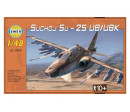 Model Suchoj SU-25 UB/UBK v krabici 35x22x5cm