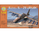 Model Suchoj SU-25 UB/UBK v krabici 35x22x5cm