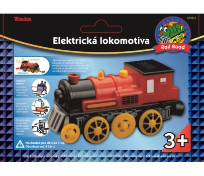 Elektrická lokomotiva - červená - Maxim 50412