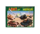 Stavebnice MERKUR Army Set 674ks 2 vrstvy v krabici 36x27x5,5cm