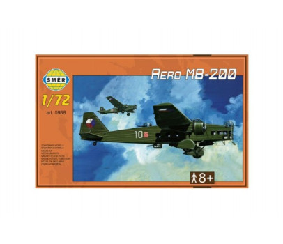 Model Aero MB-200 1:72 22,3x31,2cm v krabici 35x22x5cm