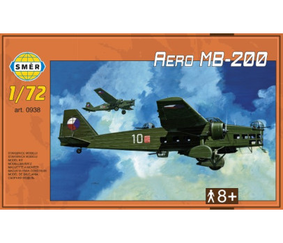 Model Aero MB-200 1:72 22,3x31,2cm v krabici 35x22x5cm