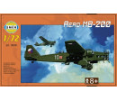 Model Aero MB-200 1:72 22,3x31,2cm v krabici 35x22x5cm