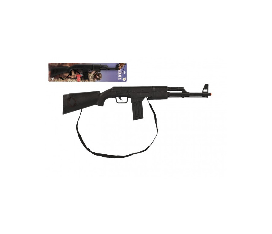 Samopal/Pistole klapací plast 66cm na kartě
