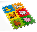 Pěnové puzzle Moje první zvířátka 15x15x1,2cm 6ks MPZ