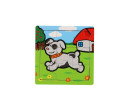 Mini puzzle dřevěné 9 dílků Moje první zvířátka pro nejmenší 15x15x0,8cm 6 druhů MPZ 12m+