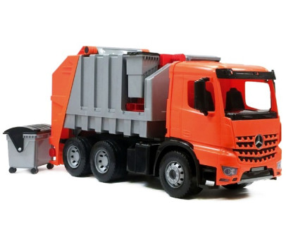 Auto popelář plast 72cm 3-osý Mercedes Actros v krabici