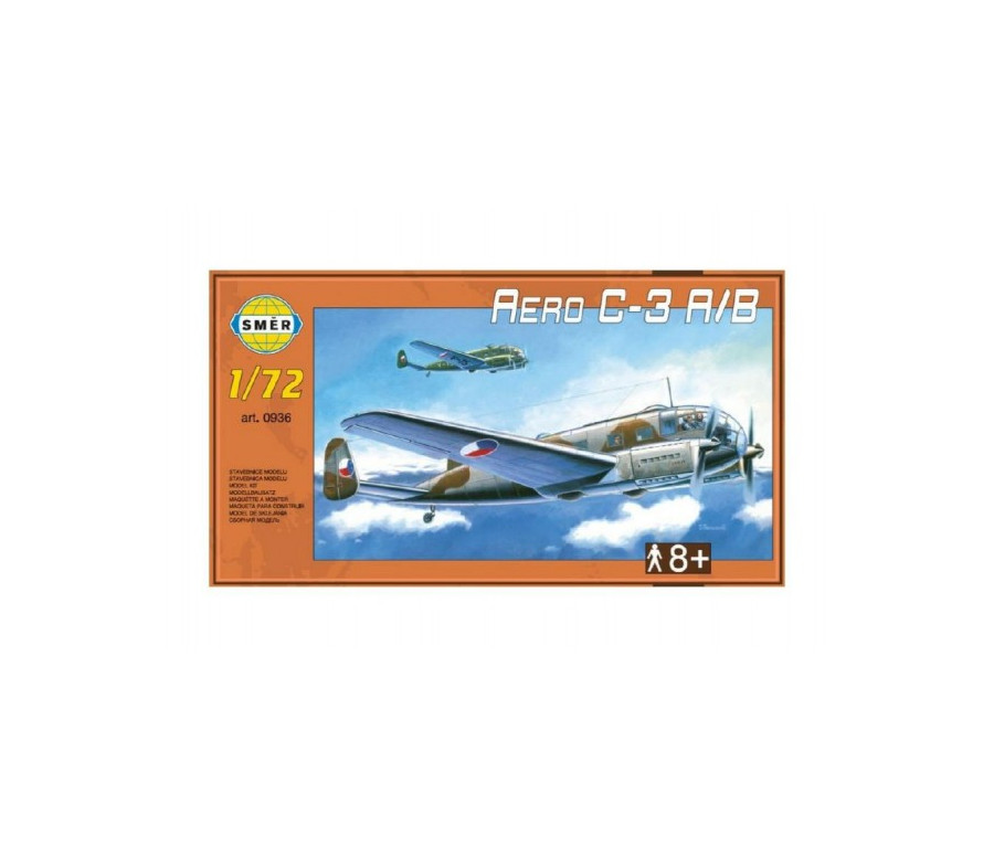 Model Aero C-3 A/B 1:72 29,5x16,6cm v krabici 34x19x5,5cm