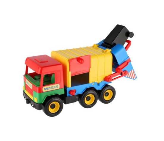 Auto middle Truck popelář plast 41cm Wader v sáčku