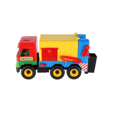 Auto middle Truck popelář plast 41cm Wader v sáčku