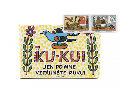 Knížka Ku-ku jen po mně vztáhněte ruku 24x16cm CZ text 24m+