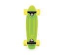 Skateboard - pennyboard 43cm, nosnost 60kg kovové osy, zelená, žlutá kola