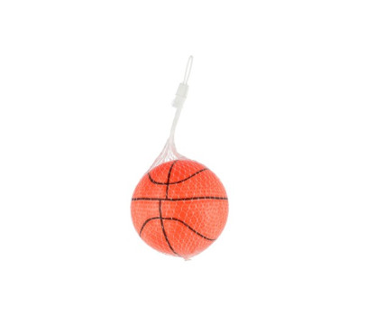 Míček basketbal guma 8,5cm 5 barev v síťce