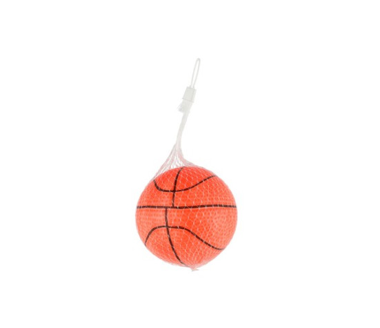 Míček basketbal guma 8,5cm 5 barev v síťce