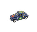 Auto Kinsmart VW Classical Beetle kov/plast 13cm na zpětné natažení 4 barvy 12ks v boxu