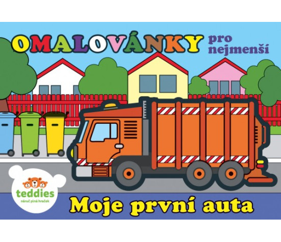 Omalovánky Moje první auta 8 listů 21x14,5 cm MPA