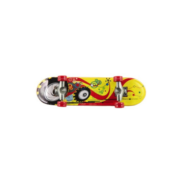 Skateboard prstový s rampou plast 10cm mix barev na kartě