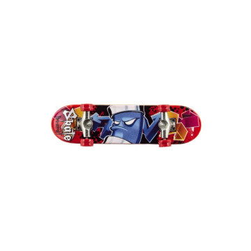 Skateboard prstový s rampou plast 10cm mix barev na kartě