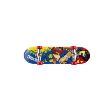 Skateboard prstový s rampou plast 10cm mix barev na kartě