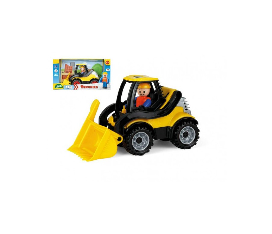 Auto Truckies nakladač plast 20cm s figurkou v krabici 24m+