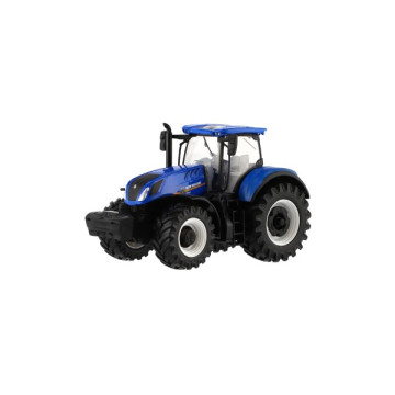 Traktor Bburago Fendt 1050 Vario/New Holland kov/plast 13cm 2 druhy v krabičce 15x11x8cm