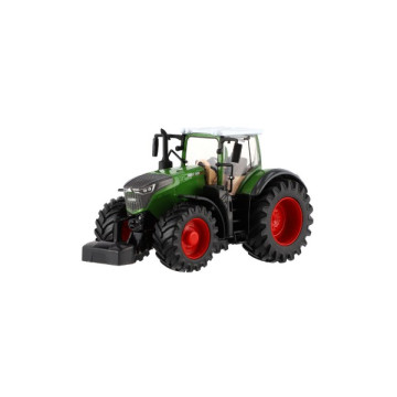 Traktor Bburago Fendt 1050 Vario/New Holland kov/plast 13cm 2 druhy v krabičce 15x11x8cm