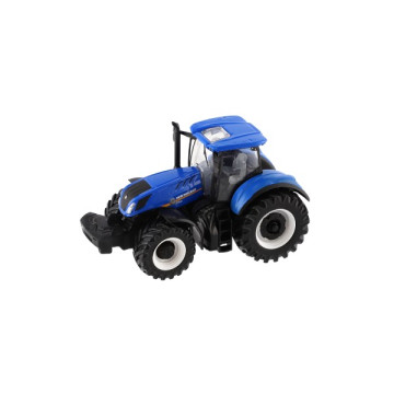 Traktor Bburago Fendt 1050 Vario/New Holland kov/plast 13cm 2 druhy v krabičce 15x11x8cm