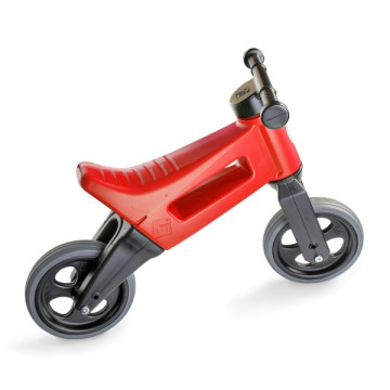 Odrážedlo FUNNY WHEELS Rider Sport červené 2v1, výška sedla 28/30cm nosnost 25kg 18m+ v krabici