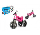 Odrážedlo FUNNY WHEELS Rider Sport růžové 2v1, výška sedla 28/30cm nosnost 25kg 18m+ v krabici