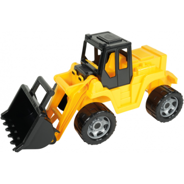 Nakladač žlutočerný Giga Trucks plast 62cm v krabici 70x35x29cm