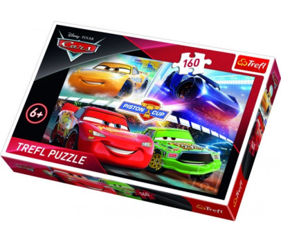 Puzzle Cars 3 Disney 41x27,5cm 160 dílků v krabici 29x19x4cm