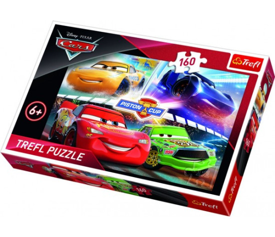 Puzzle Cars 3 Disney 41x27,5cm 160 dílků v krabici 29x19x4cm