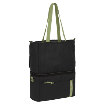 Casual Insulated Buggy Shopper Bag black